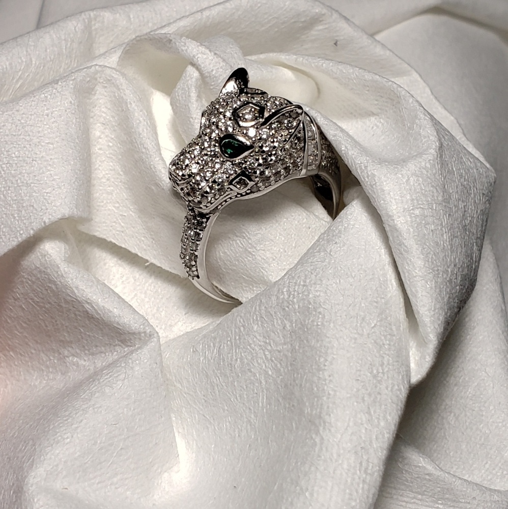 Cote d'Argent Pather Pavé Ring NWOT